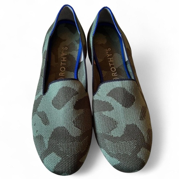 Rothy’s The Loafer Olive Camo | Women’s 10.5 | Eco-Friendly, Sporty, Washable - Picture 3 of 8